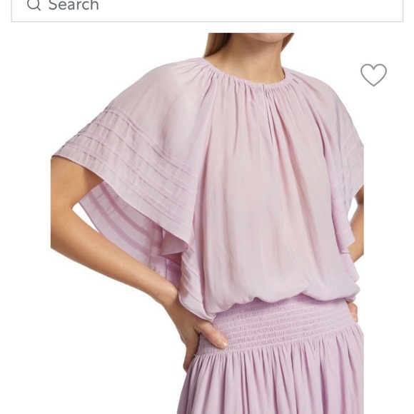 RAMY BROOK
Jane Short-Sleeve Smocked
Minidress  Lavender Size S Gorgeous on!! - Picture 4 of 15